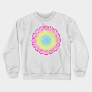 Pansexual Pride Mandala Crewneck Sweatshirt